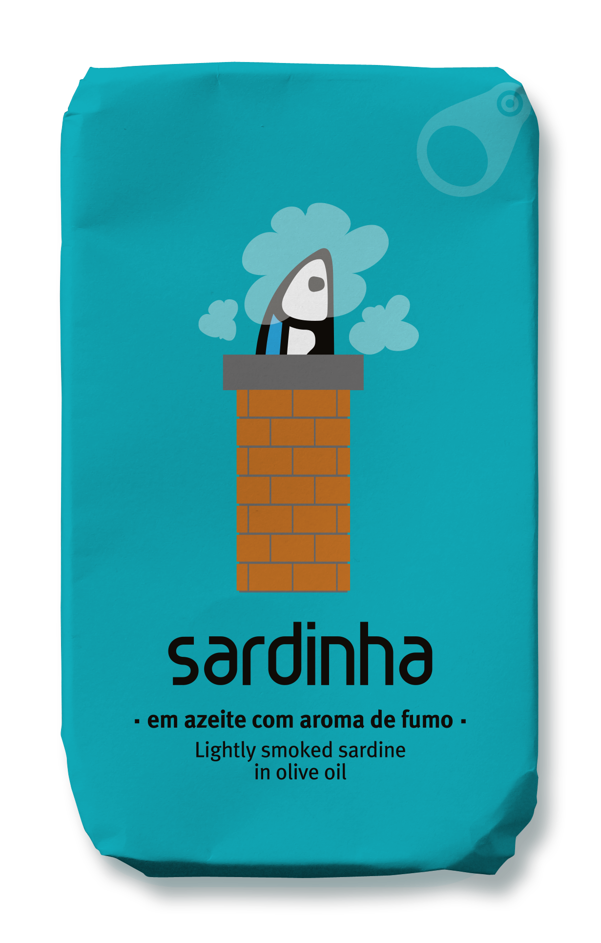 Sardine in olive oil with smoke aroma