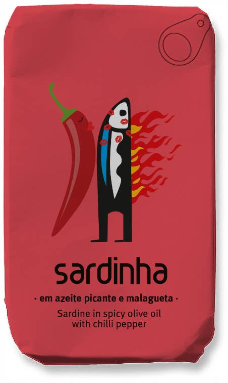 Sardine in spicy olive oil and chili pepper