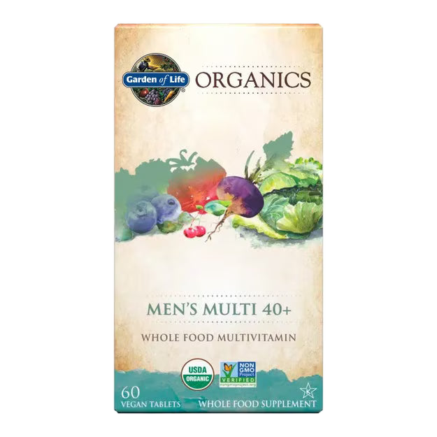 Garden Of Life, KIND Organics Men One-A-Day, 60 Vegan Tablets