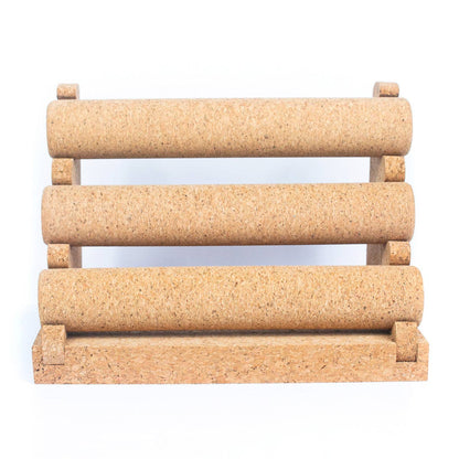 Cork Triple-layer Bracelet Display Stand - L-1000