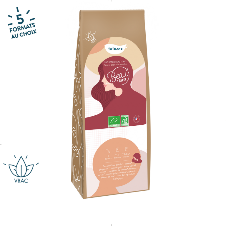 Beau'Teint - Chá detox de beleza orgânico