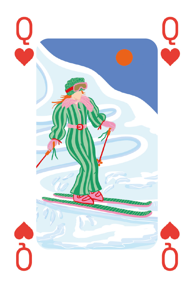 A-journal stationery Fabrique Playing Cards - Winter