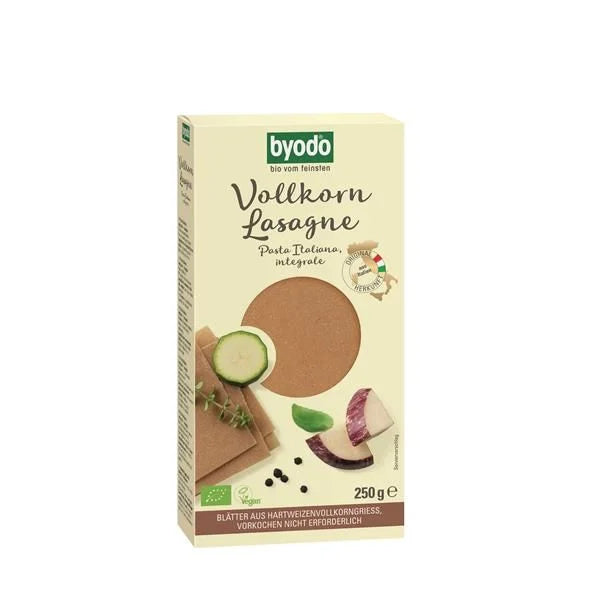 byodo Organic Wholegrain Lasagna Pasta 250 G