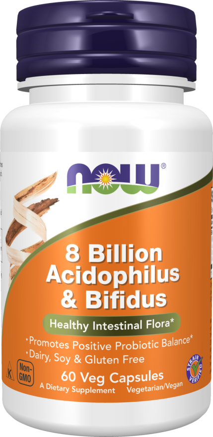 8 Billion Acidophilus & Bifidus Veg Capsules