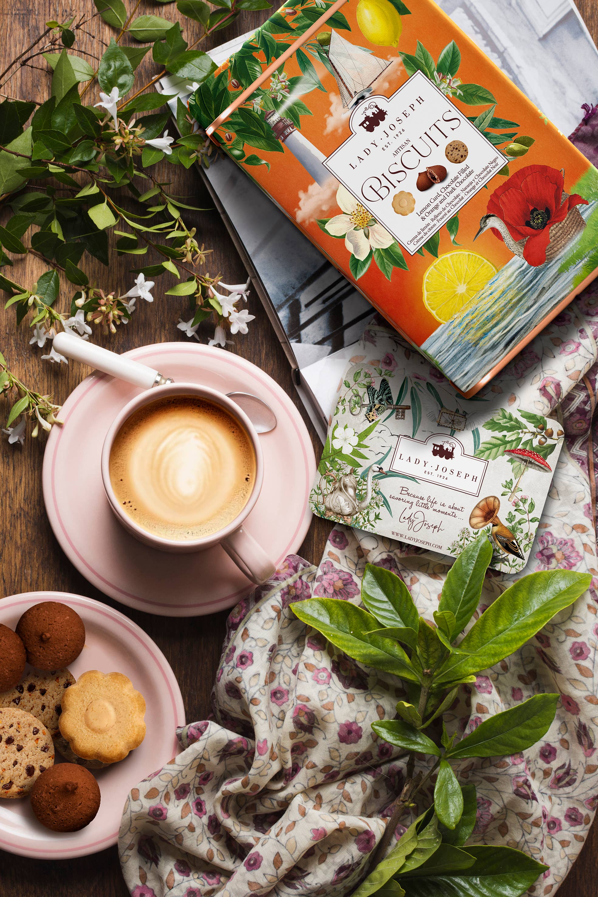 Assorted cookies in gift tin