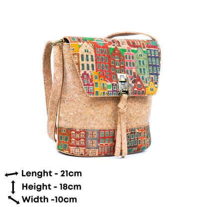 Natural Cork Women's Crossbody Bag BAG-2292