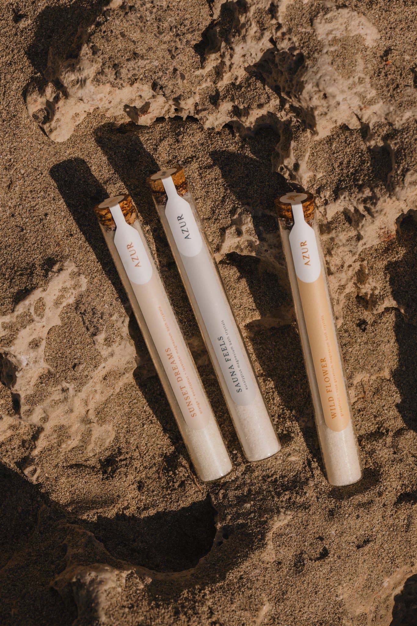 Sais de banho 36g | Magnésio | Óleos essenciais