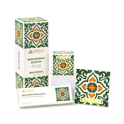 Azulejo Decorativo - Azulejos de Portugal - Laranja & Bergamota