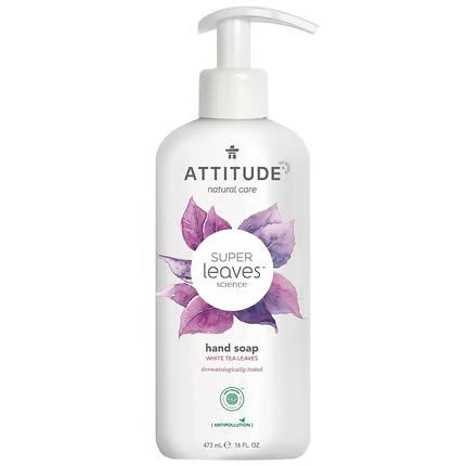 ATTITUDE Super Leaves Hand Soap with White Tea Leaf Extract 473ml