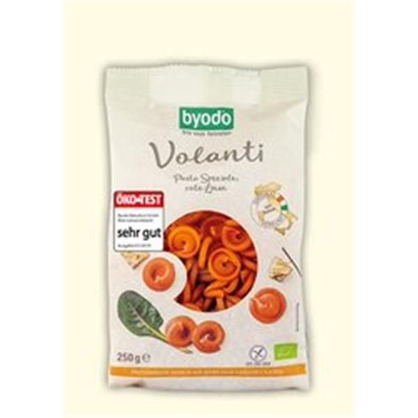 byodo Organic Red Lentil Volanti Pasta (gluten-free) 250 G