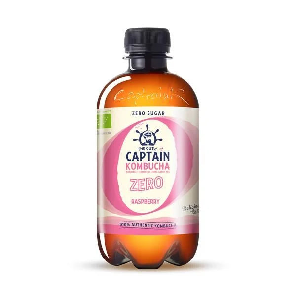 Captain Kombucha Zero Raspberry (organic) 400 Ml