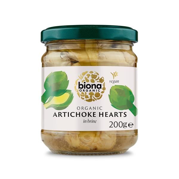 Alcachofras biológicas Biona em frasco de 200 g
