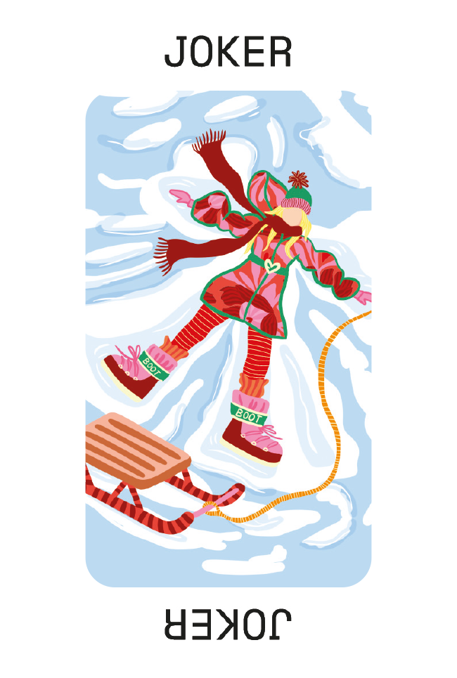 A-journal stationery Fabrique Playing Cards - Winter