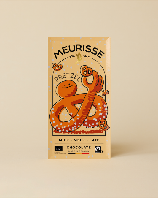 Organic Milk Chocolate with Pretzels