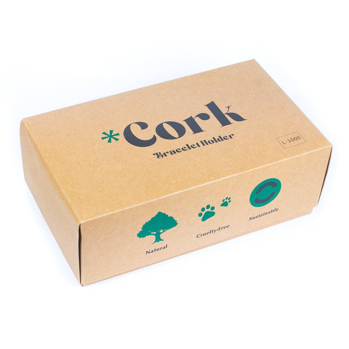 Cork Triple-layer Bracelet Display Stand - L-1000
