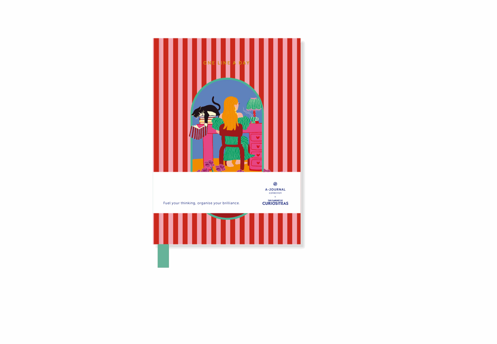 A-journal stationery A-journal X Curiositeas One Line A Day