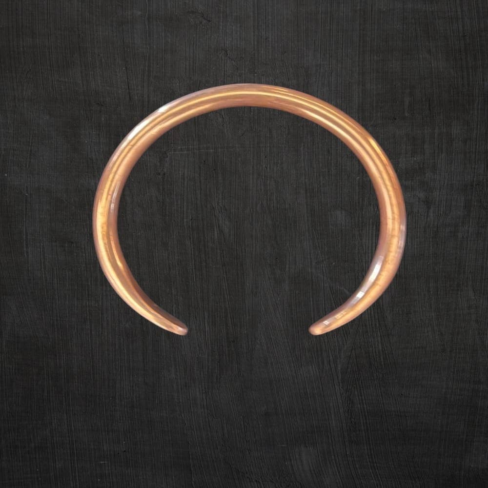 Especialista em Ayurveda bv Pulseira de cobre com fecho (para pulsos mais largos/homens)