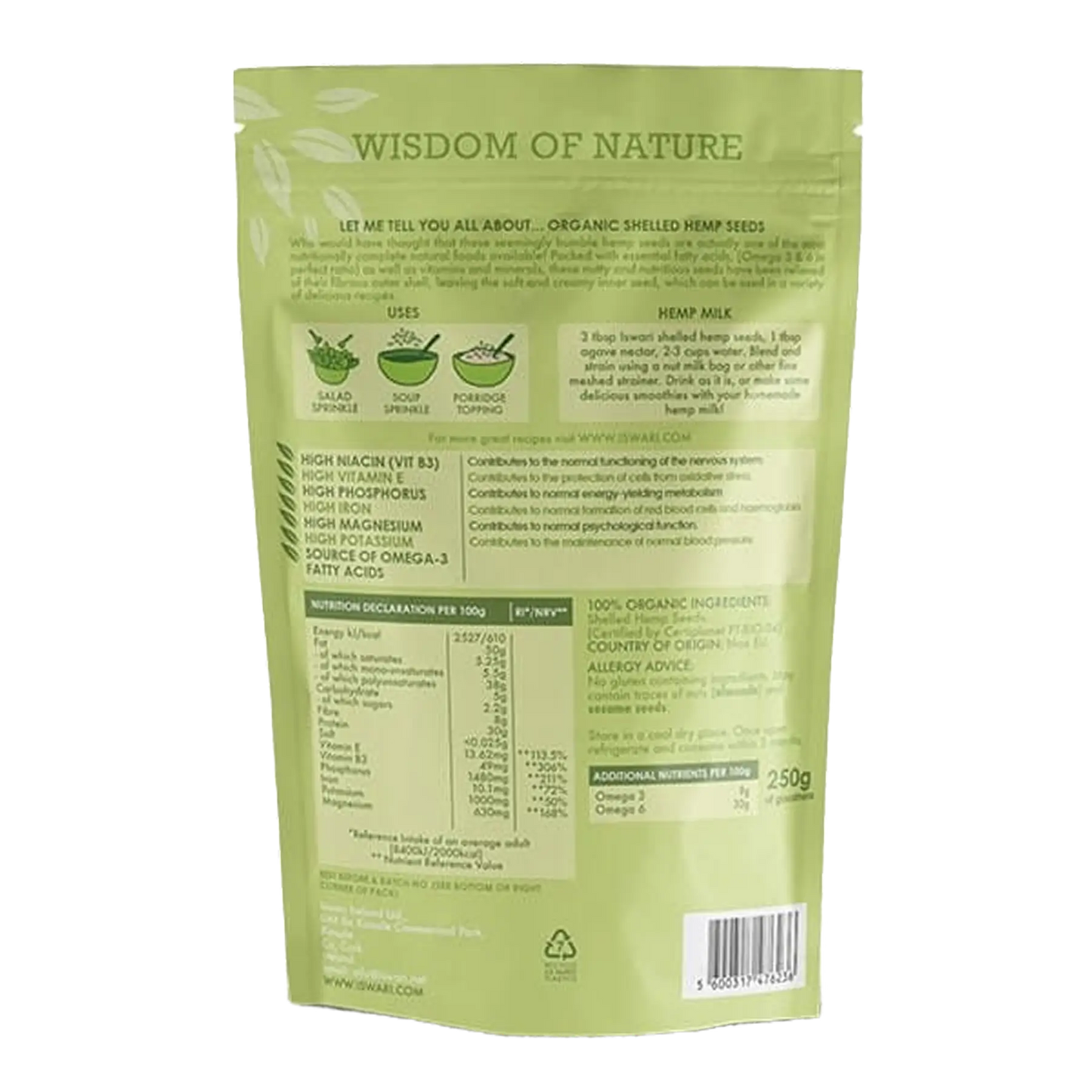 Shelled Hemp Seeds