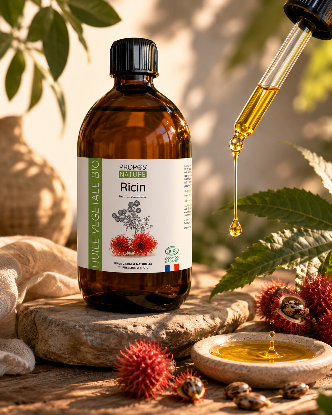 Pure Cold-Pressed Castor Oil