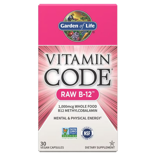 Vitamin Code Raw B-12 1,000mcg Capsules