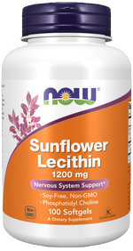Sunflower Lecithin 1200 mg Softgels