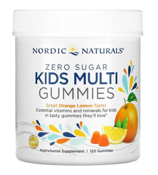 Kids Multi Zero Sugar, Orange Lemon - 120 gummies